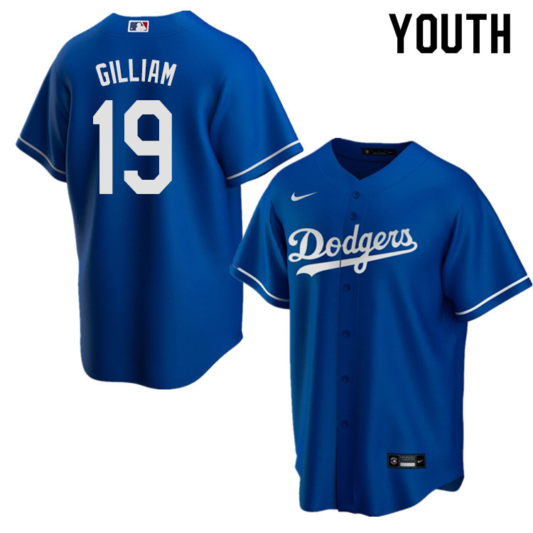 Nike Youth #19 Jim Gilliam Los Angeles Dodgers Baseball Jerseys Sale-Blue